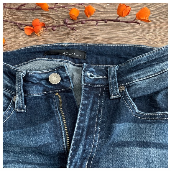 KanCan Ripped Knee Distressed Ankle Skinny Jeans - Picture 4 of 8